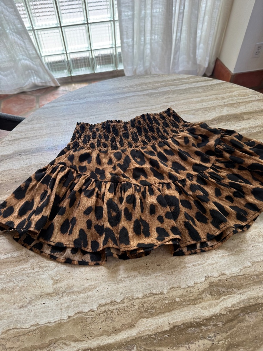 Muche & Muchette leopard mini skirt